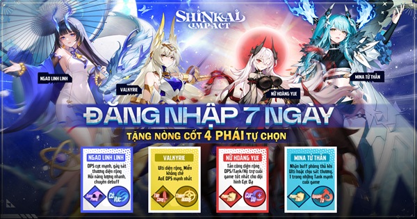 Tặng 300 giftcode Shinkai Impact: Khởi Nguyên – Game Top 1 App Store Ngay Khi Ra Mắt
